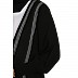 Designer Shrug  abaya combo- Black White